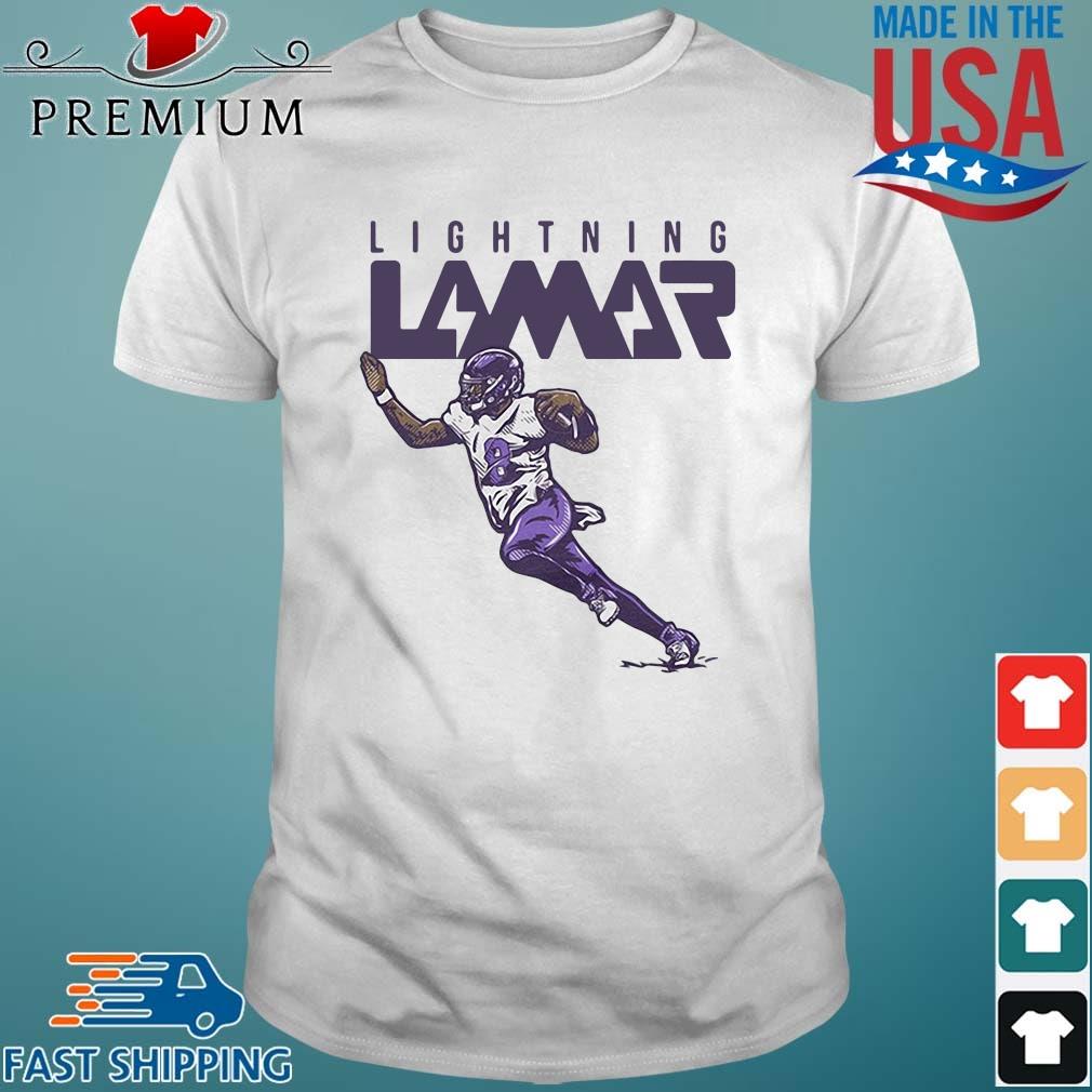 Lamar Jackson Baltimore Ravens Lightning Lamar Shirt