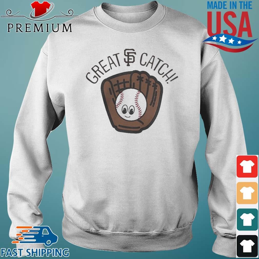 San Francisco Giants Toddler Great Catch Shirt Sweater trang