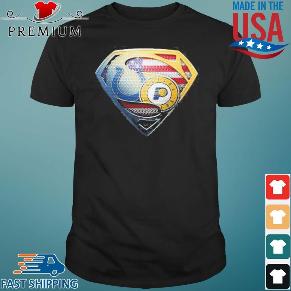 Superman Indianapolis Colts And Indiana Pacers 4th Of July Independence Day Shirt
