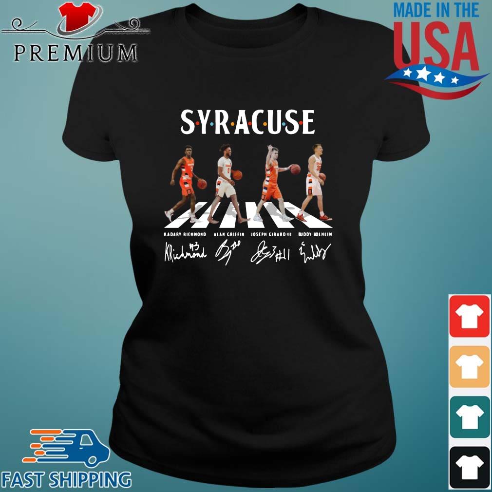 Syracuse Orange Abbey Road Kadary Richmond Alan Griffin Signatures Shirt Ladies den