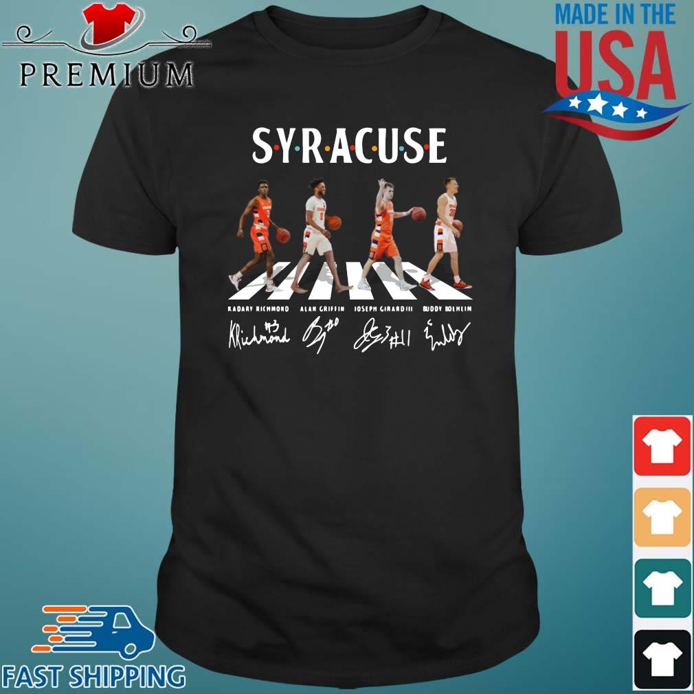 Syracuse Orange Abbey Road Kadary Richmond Alan Griffin Signatures Shirt