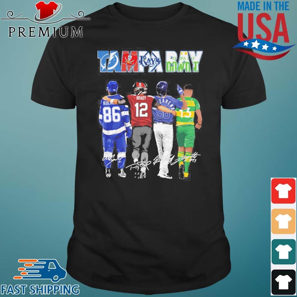 Tampa Bay Sports Team 2021 Lightning Tampa Bay Buccaneers Rays Rowdies Shirt