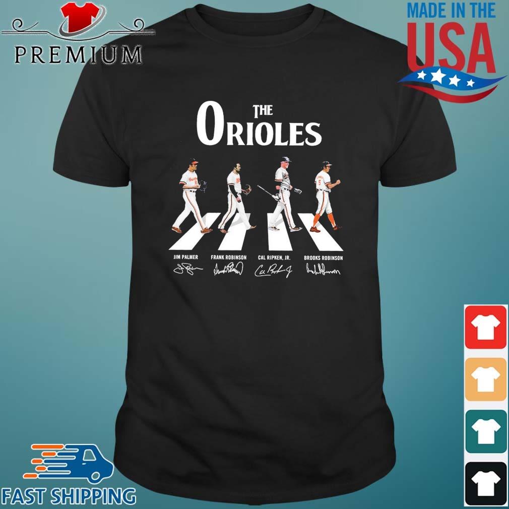 The Baltimore Orioles Abbey Road Signatures Shirt,Sweater, Hoodie, And Long  Sleeved, Ladies, Tank Top