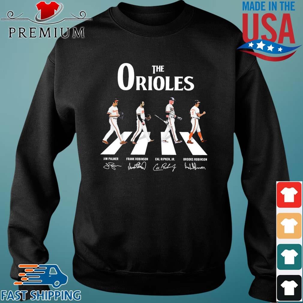 The Baltimore Orioles Abbey Road signatures shirt, hoodie, sweater, long  sleeve and tank top