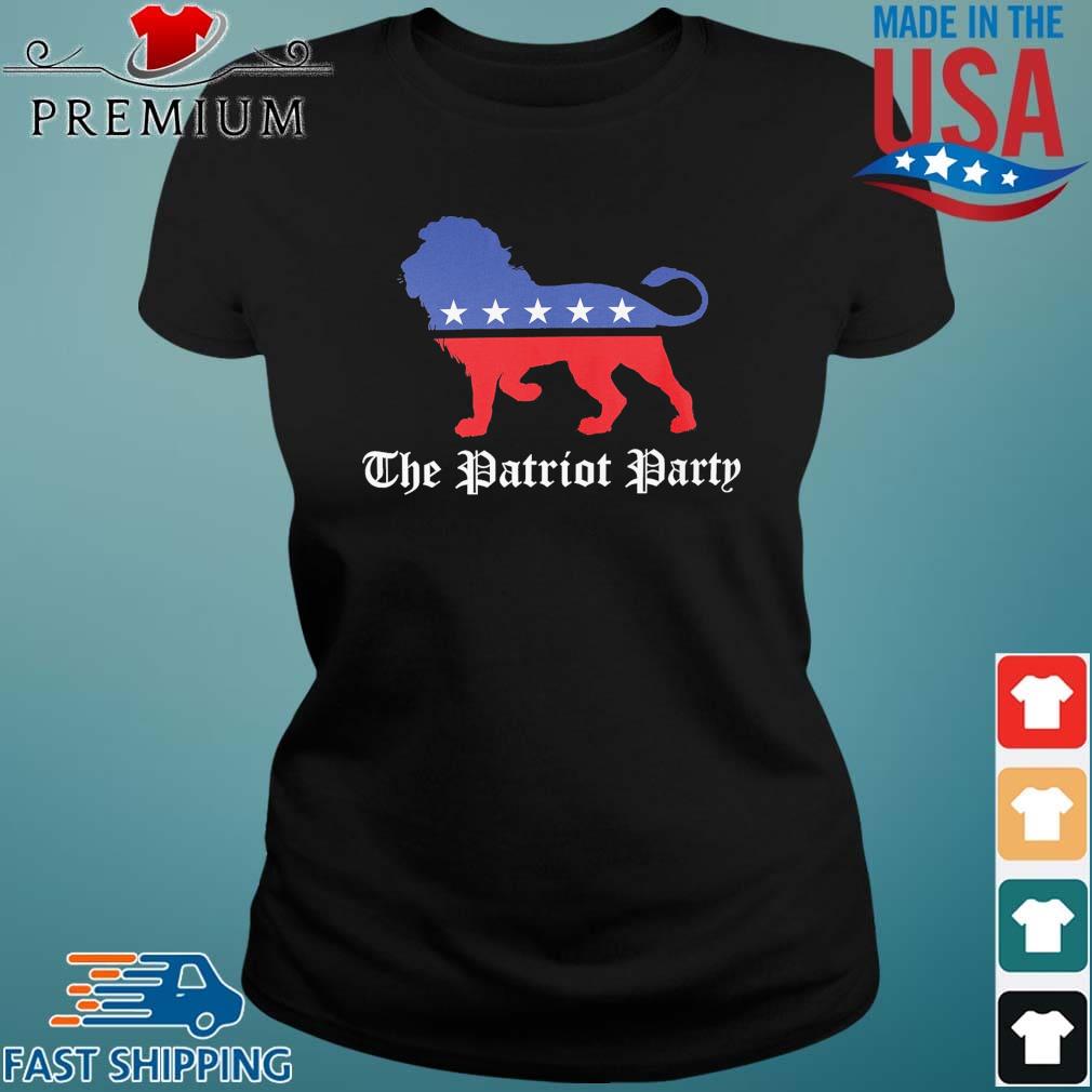 The Patriot Party Lion Shirt Ladies den