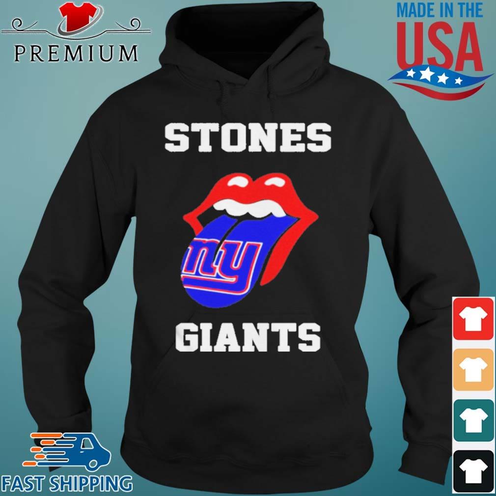 The Rolling Stones New York Giants Lips Shirt Hoodie den