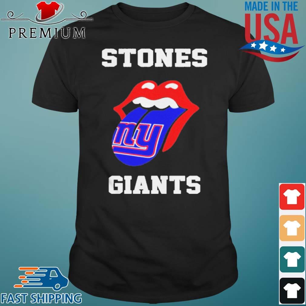 The Rolling Stones New York Giants Lips Shirt