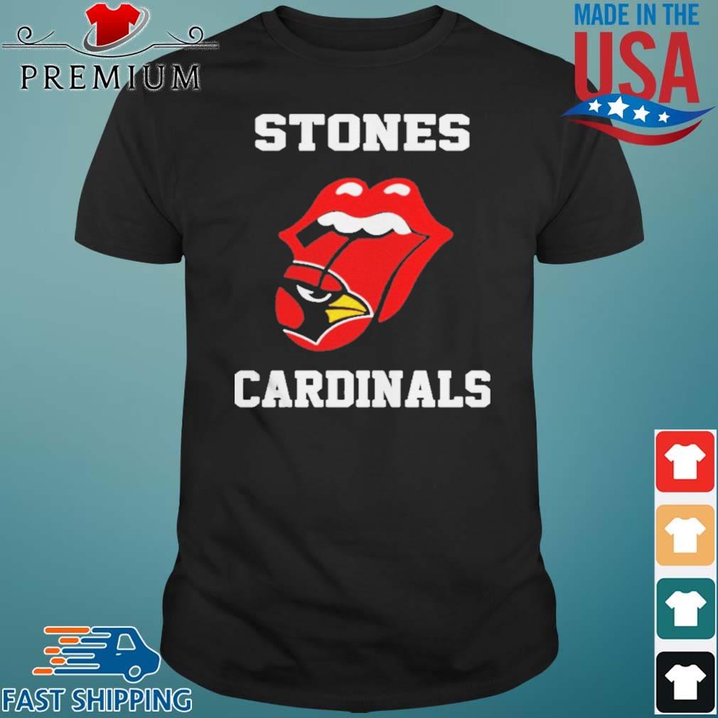 The Rolling Stones St. Louis Cardinals Lips Shirt