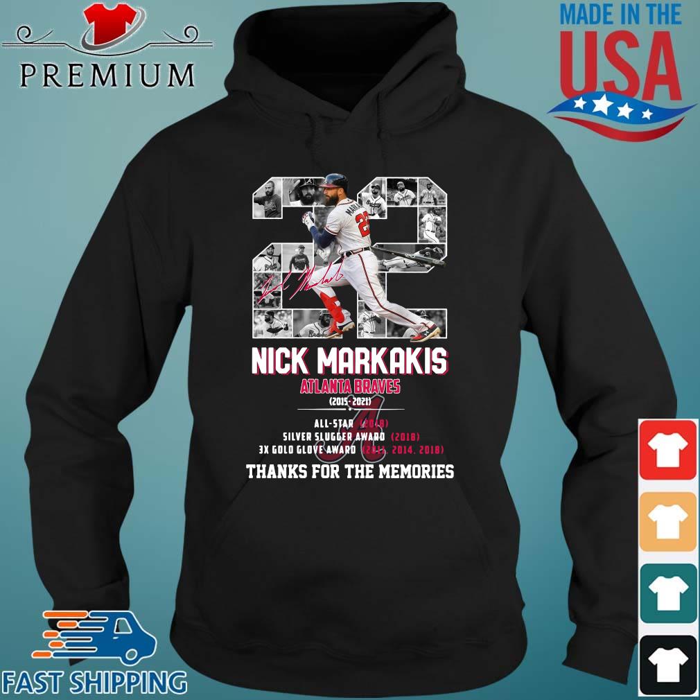 Nick Markakis Atlanta Braves Thanks for the memories Shirt, Hoodie