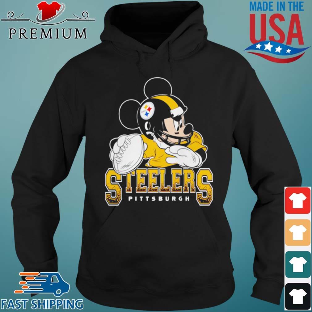 Disney Mickey Mouse Pittsburgh Steelers Junk Food Shirt,Sweater, Hoodie,  And Long Sleeved, Ladies, Tank Top