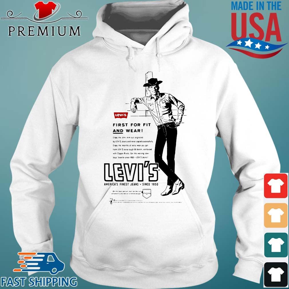 Levi's first for fit and wear America's finest jeans since 1850 Hoodie trang