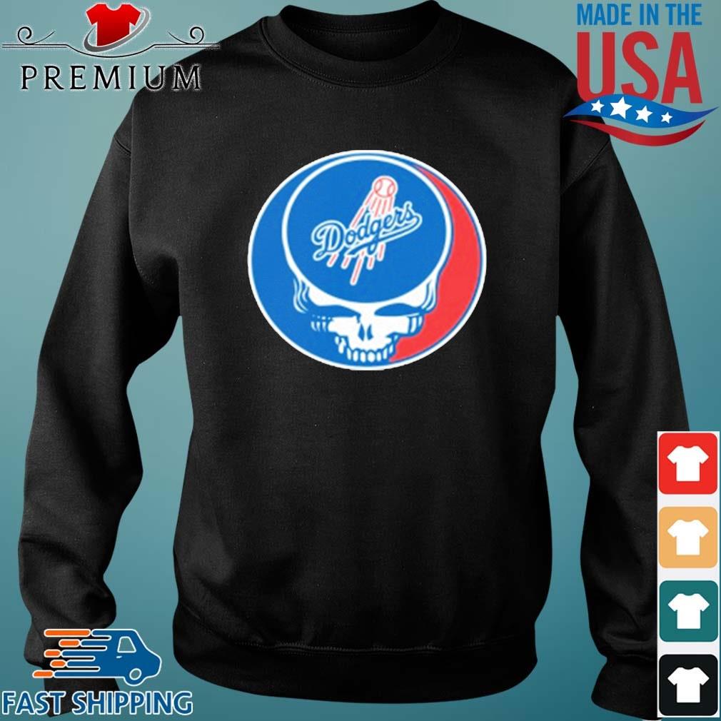 Los Angeles Dodgers MLB Baseball Grateful Dead Rock Band Music Shirt,Sweater,  Hoodie, And Long Sleeved, Ladies, Tank Top