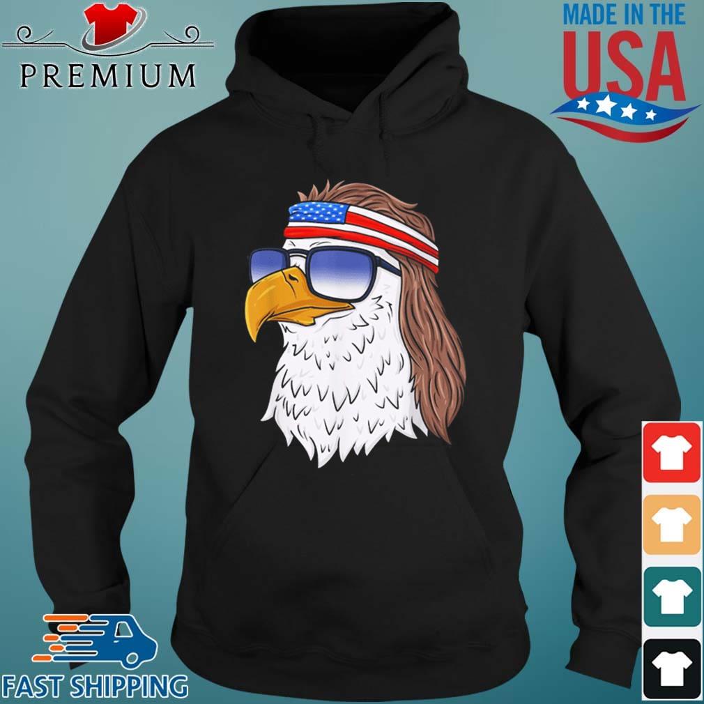 American Bald Eagle Mullet 4th Of July USA Patriotic Shirt Hoodie den