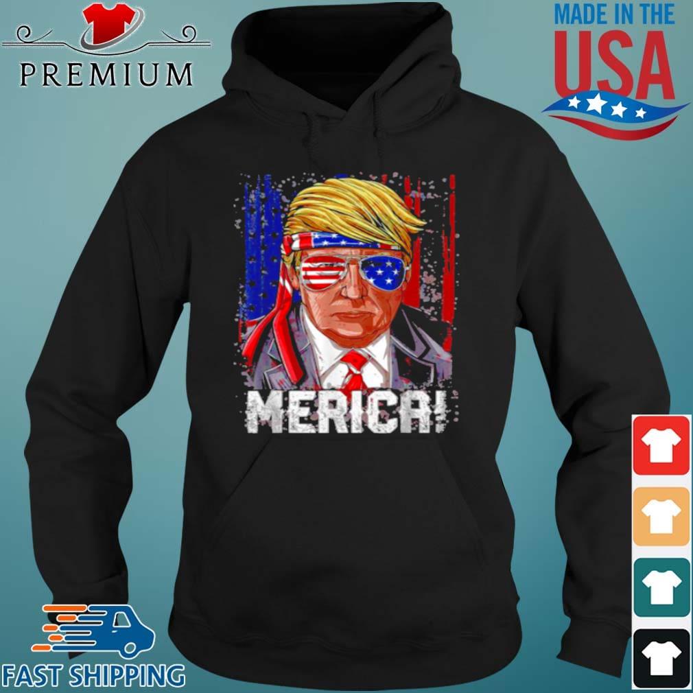 Trump 4th Of July Merica American Flag Shirt Hoodie den