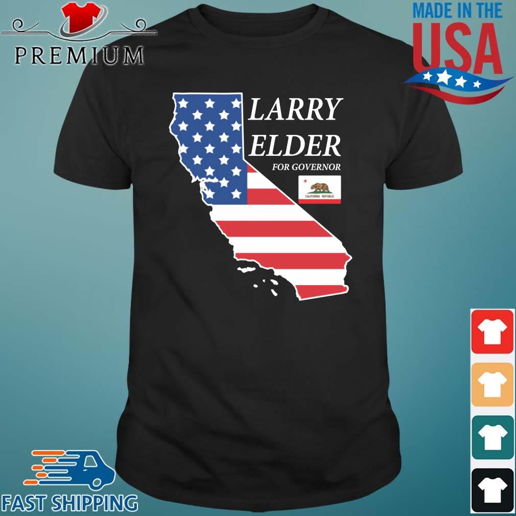 Larry Elder Gor Governor California Flag Shirt