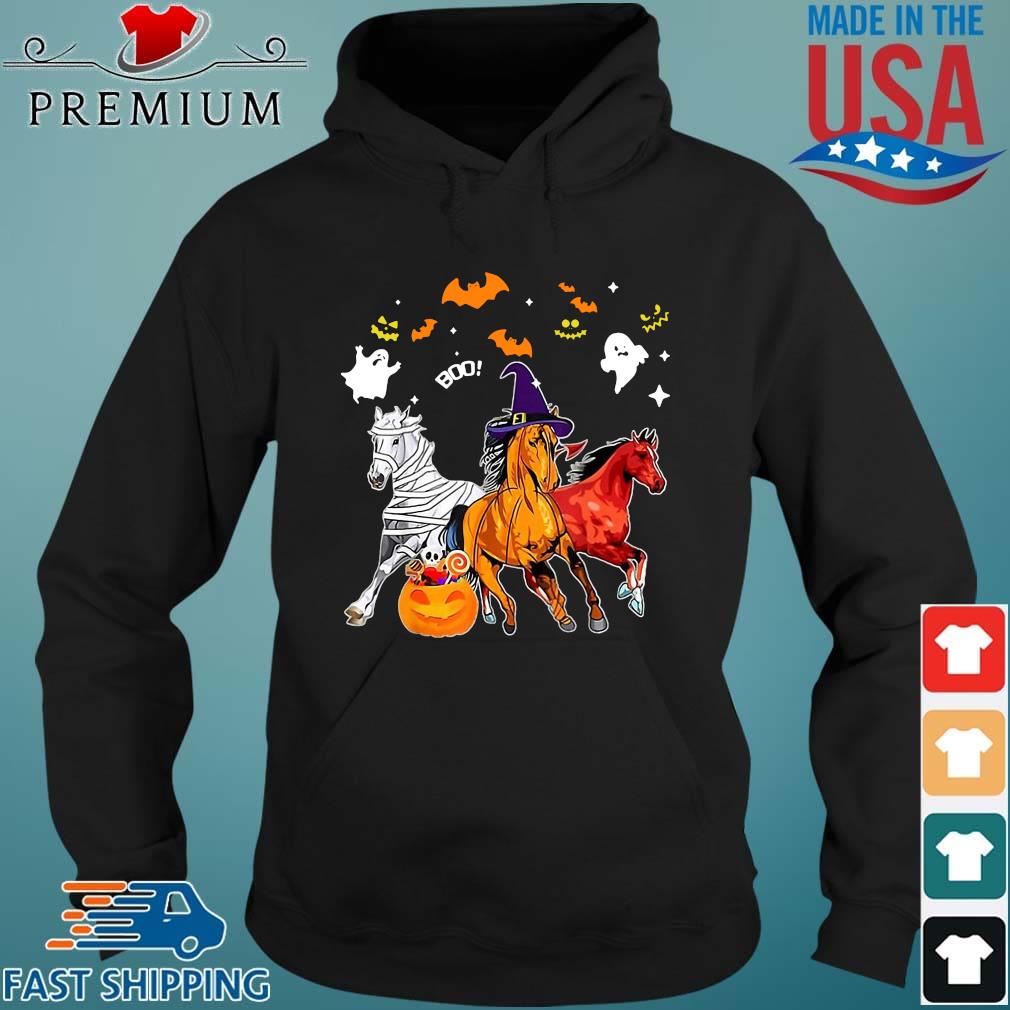 Mummies Horse Witch Horse Devil Halloween Shirt Hoodie den