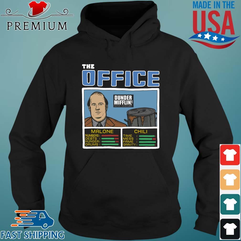 The Office Dunder Mifflin Malone Chili Shirt Hoodie den