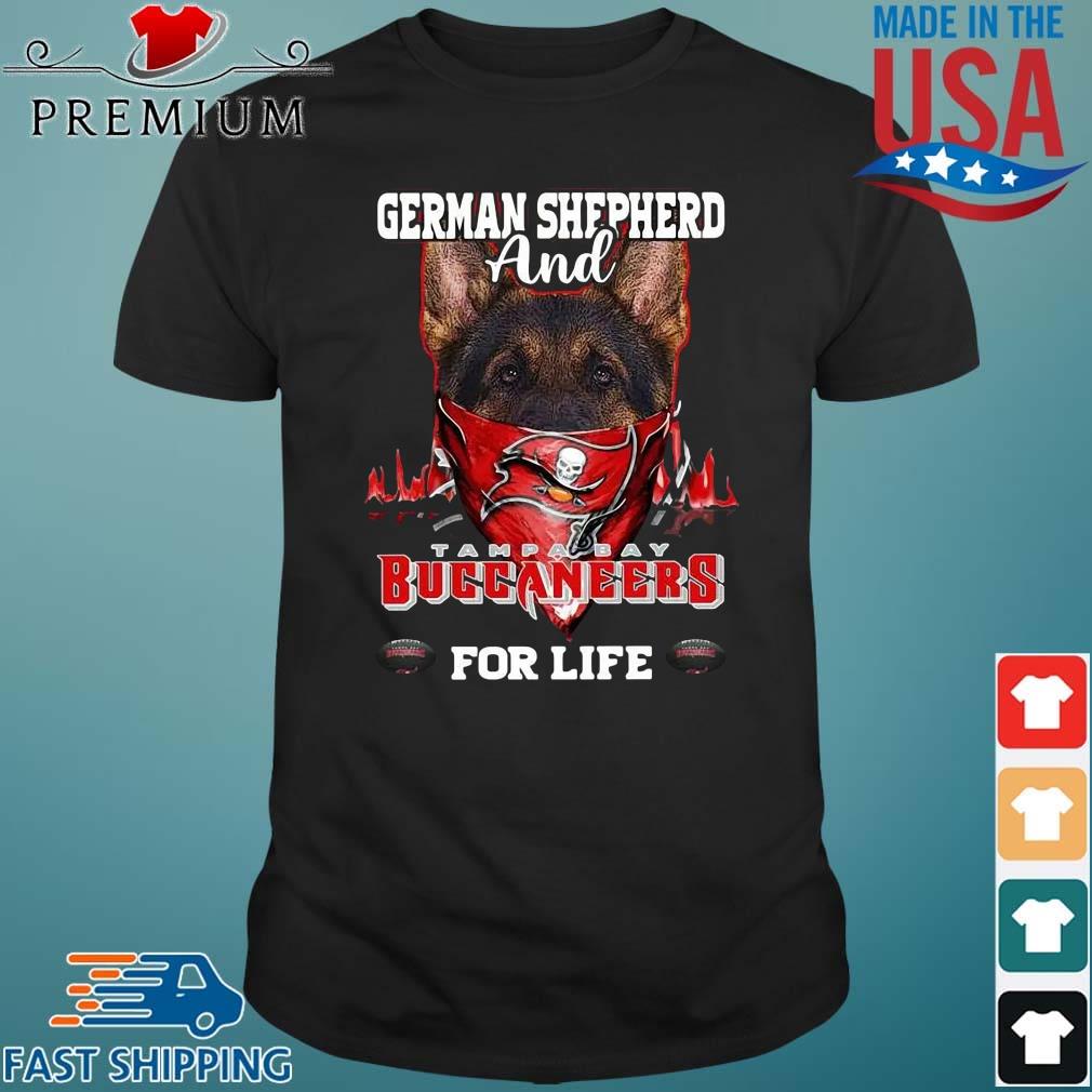 German Shepherd Tampa Bay Buccaneers T-shirt Buccaneers Super Bowl