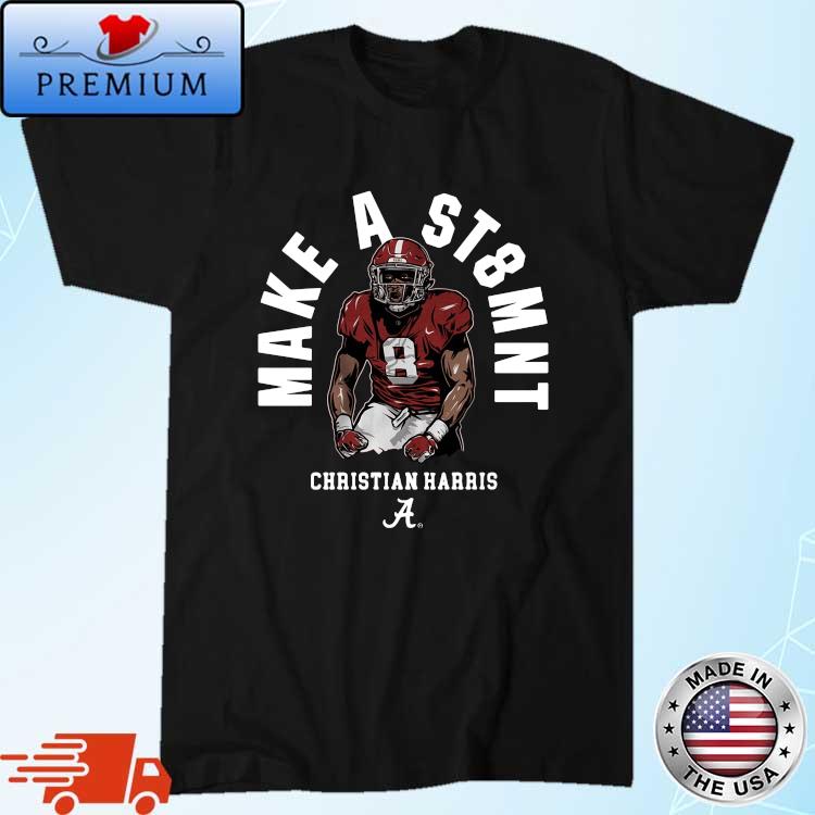 Make A St8mnt Apparel Christian Harris And Alabama Licensed Shirt