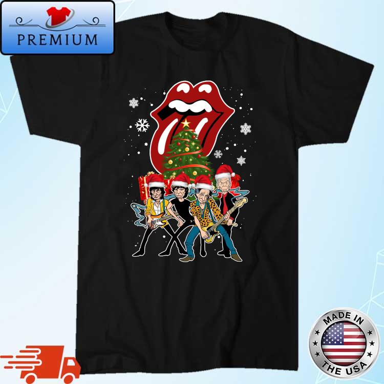 The Rolling Stones Member play music Christmas sweater