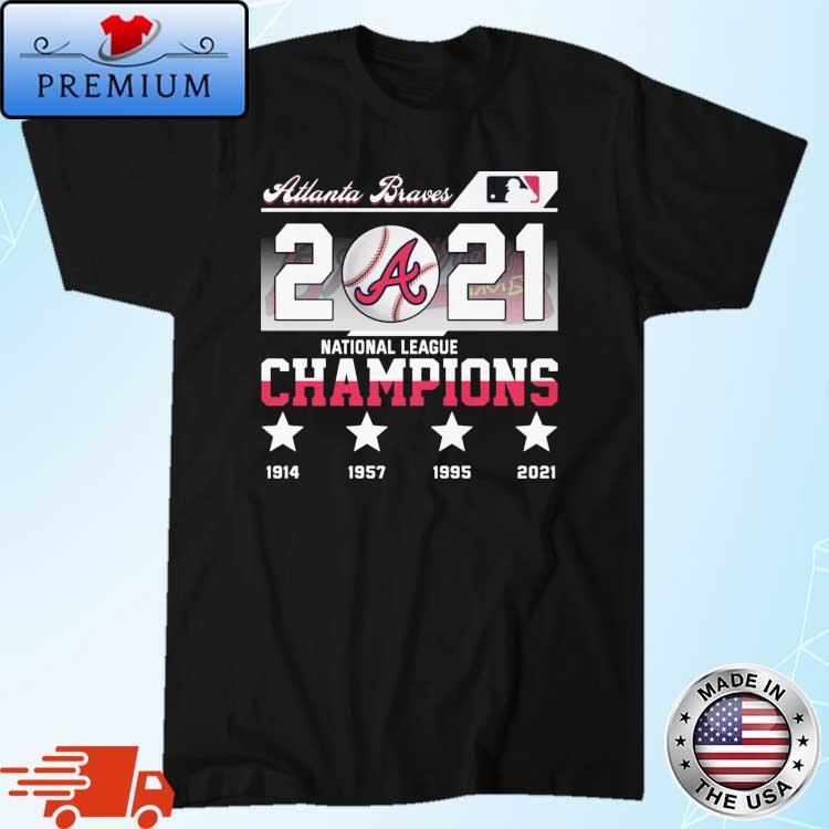 Atlanta Braves 2021 National League Champions 1914-2021 Shirt