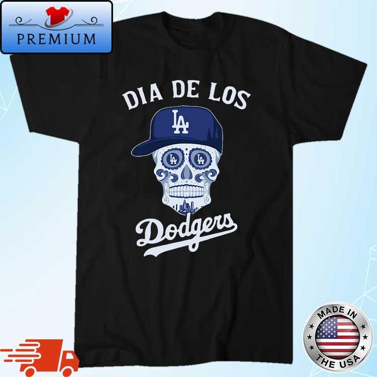 Los Angeles Dodgers skull shirt, hoodie, sweater and v-neck t-shirt