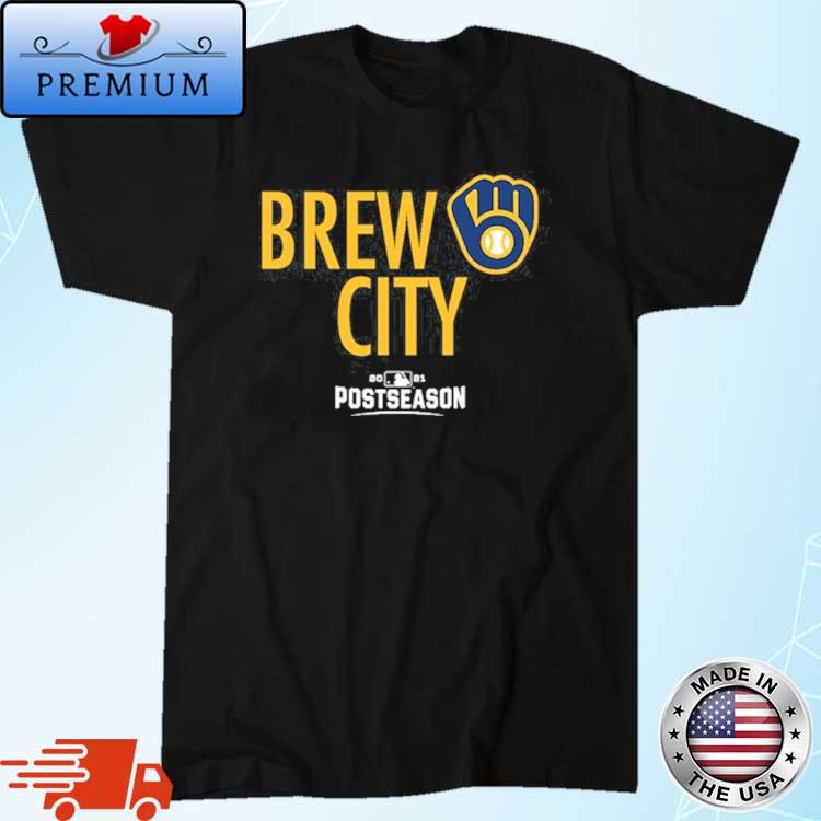 Milwaukee Brewers Brew City 2021 Postseason Shirt,Sweater, Hoodie, And Long  Sleeved, Ladies, Tank Top