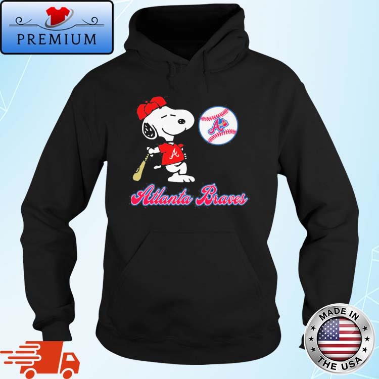 Snoopy Atlanta Braves Baseball World Series Shirt Hoodie