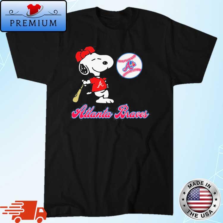 Snoopy Atlanta Braves Baseball World Series Shirt