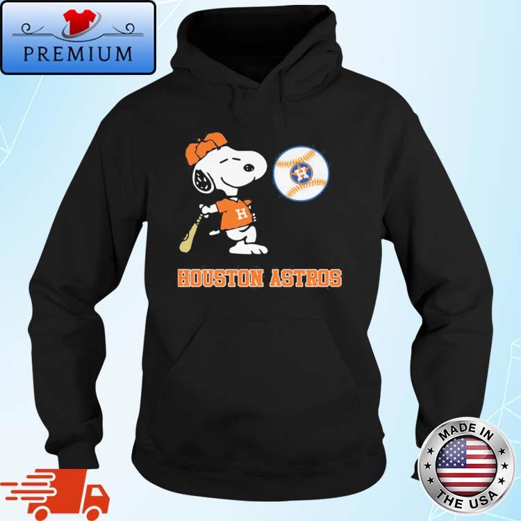 Snoopy Team Baseball Houston Astros Shirt Hoodie