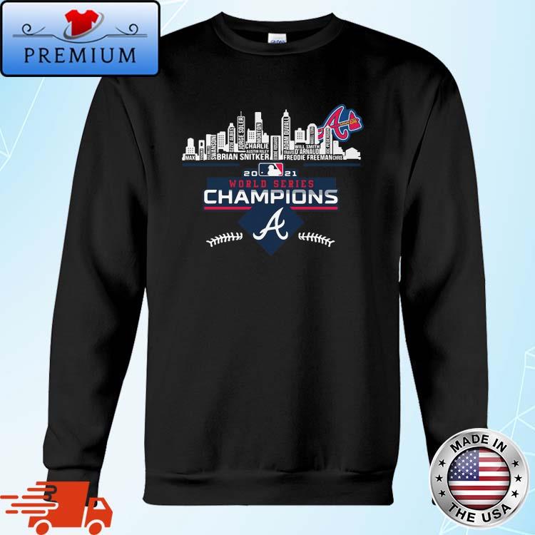 Atlanta Braves 2021 World Series Champions draw Skyline city art shirt,  hoodie, sweater, long sleeve and tank top