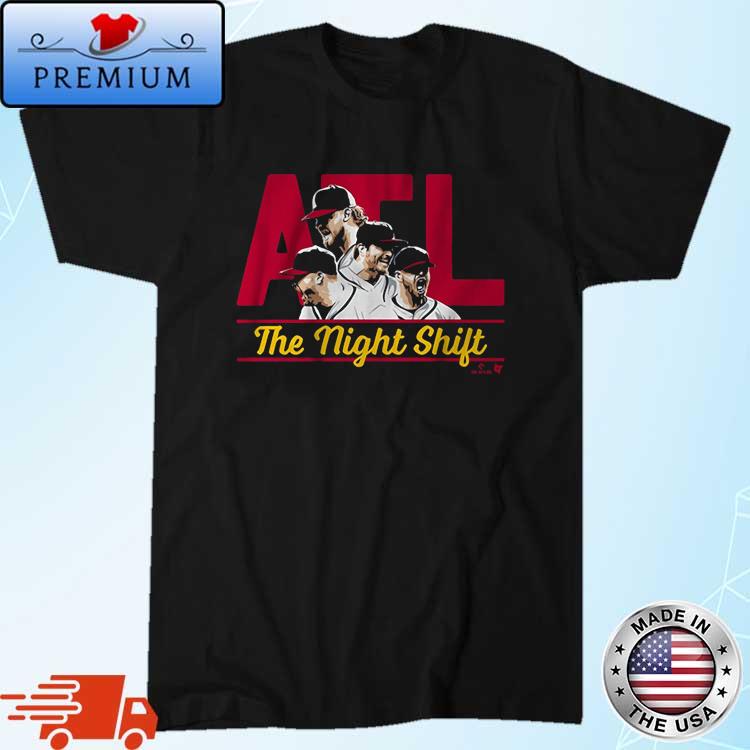 Atlanta Braves the night shift T-shirt, hoodie, sweater, longsleeve and  V-neck T-shirt