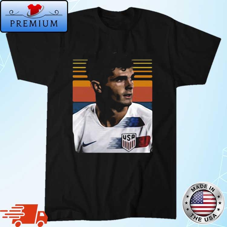 Official Christian pulisic 10 usa soccer vintage shirt, hoodie, sweater,  long sleeve and tank top