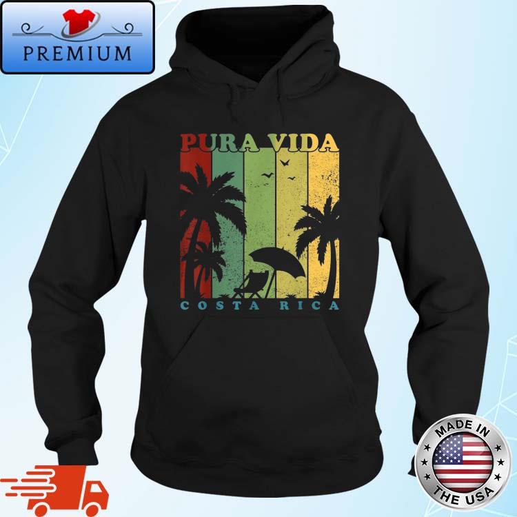 Pura Vida Costa Rica Summer Vacation Vintage Shirt Hoodie