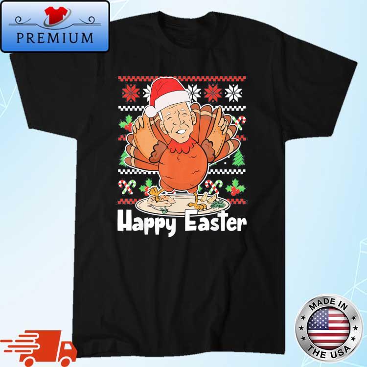 Santa Joe Biden Turkey Happy Easter Thanksgiving Ugly Christmas sweater