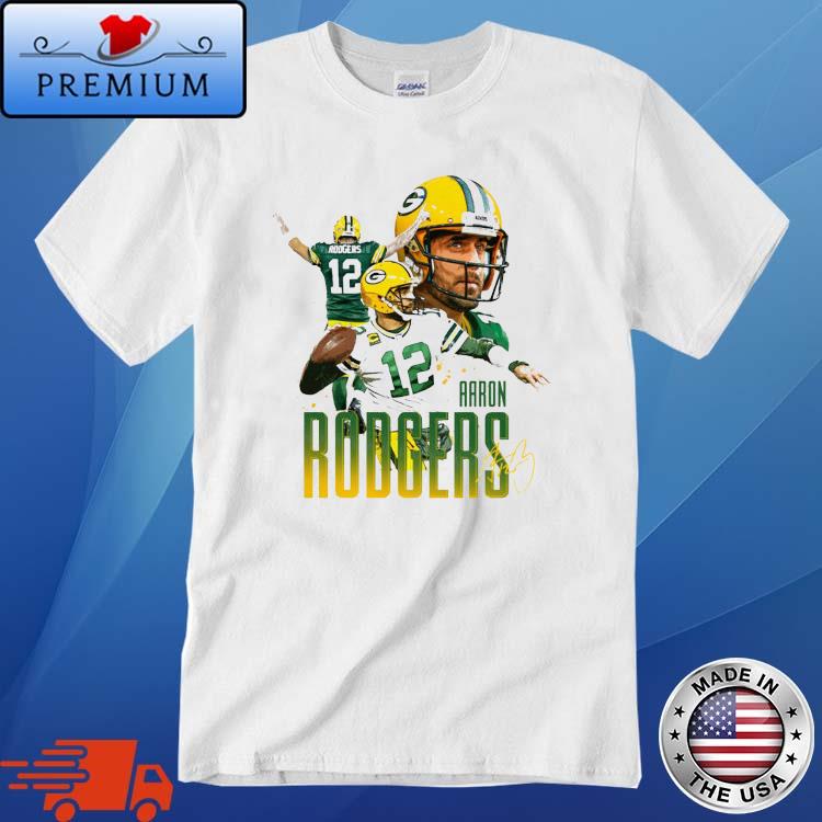 Green bay football Aaron Rodgers signature shirt, hoodie, sweater, long  sleeve and tank top