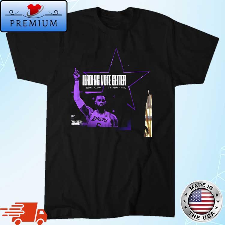 Leading Vote Getters LeBron James Lakers NBA All Start 2022 T-Shirt,  hoodie, sweater, long sleeve and tank top