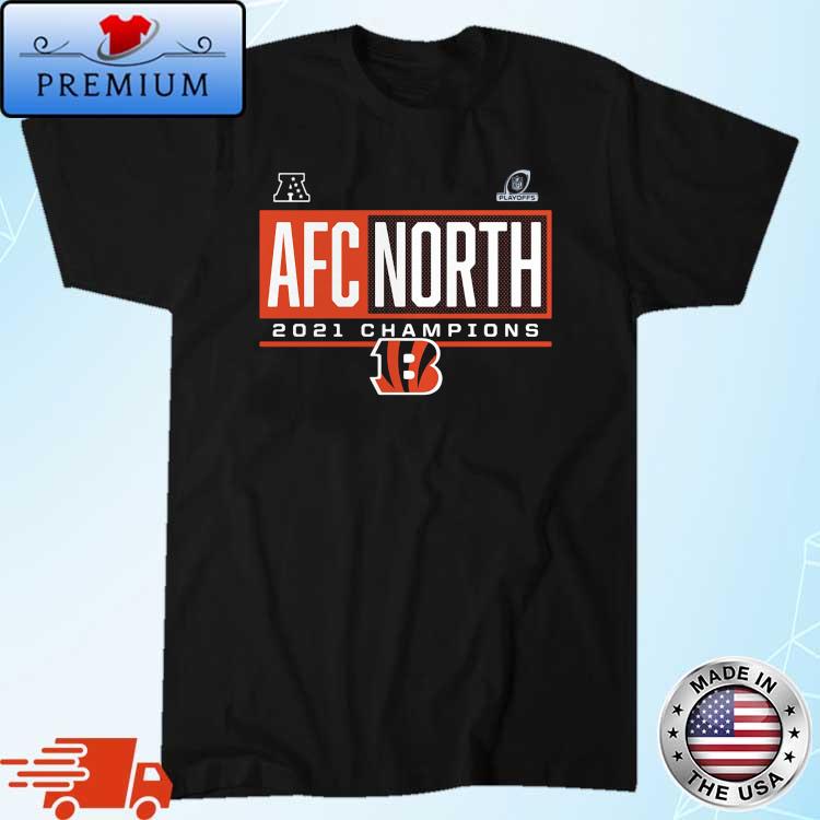 Cincinnati Bengals Playoffs AFC North 2021 Champions t-shirt,Sweater,  Hoodie, And Long Sleeved, Ladies, Tank Top