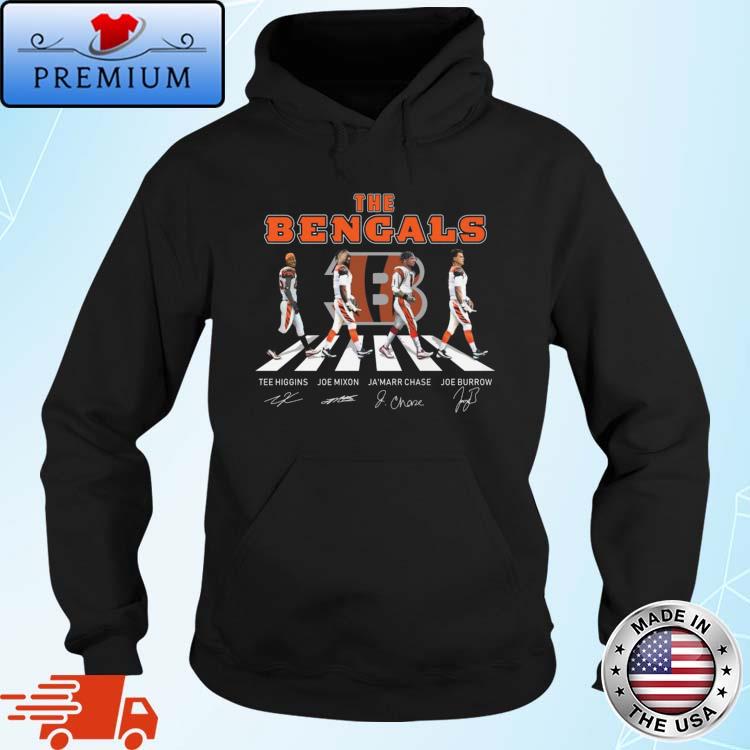 The Bengals Abbey Road signatures shirt, hoodie, sweater, long