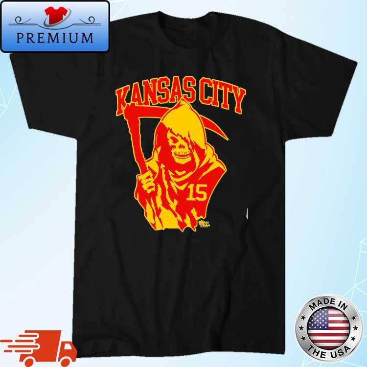 Premium 15 Patrick Mahomes The Grim Reaper Kc Chiefs Shirt, hoodie,  sweater, long sleeve and tank top