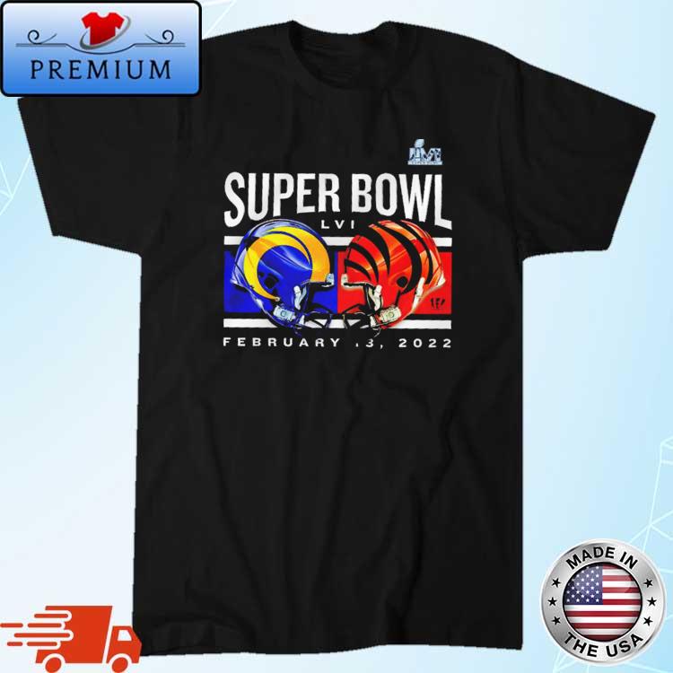 Super Bowl 2022 Rams Vs Bengals New Design T-Shirt