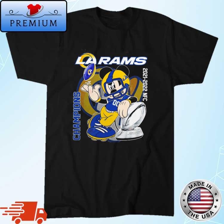 Disney Mickey Mouse Los Angeles Rams Champions 2021 2022 NFC Championship  shirt, hoodie, sweater, long sleeve and tank top