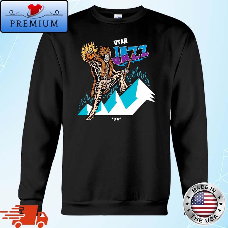Skeleton Utah Jazz X Warren Lotas Shirt,Sweater, Hoodie, And Long