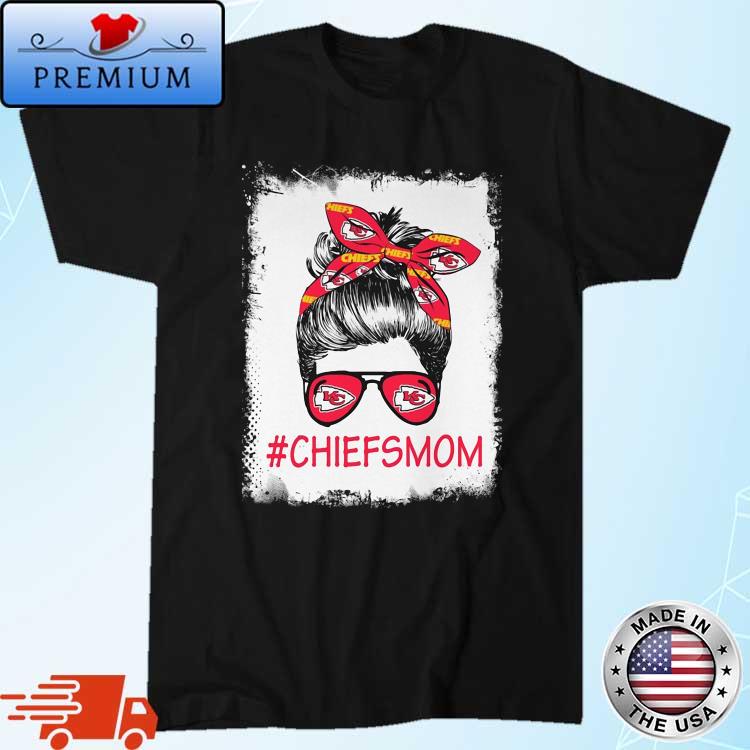 Kansas City Chiefs Messy Bun Shirt