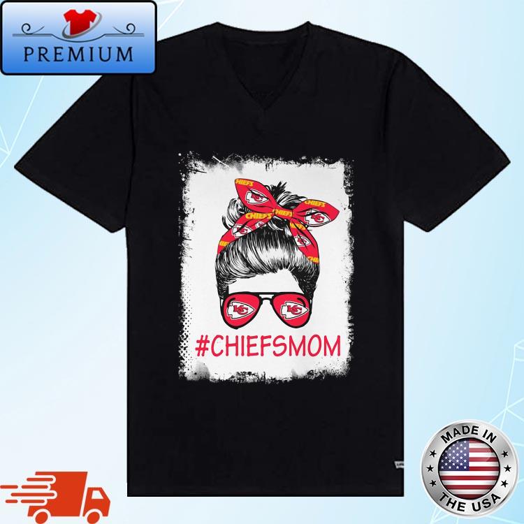 Kansas City Chiefs Messy Bun Shirt