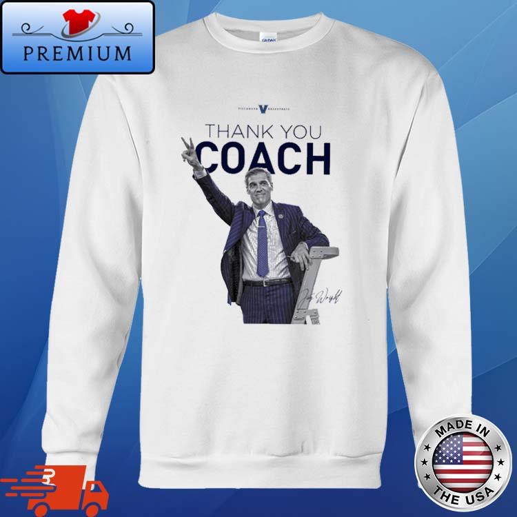 Thank You Coach Jay Wright After 21 Year Villanova Men's Basketball shirt, Sweater, Hoodie, And Long Sleeved, Ladies, Tank Top