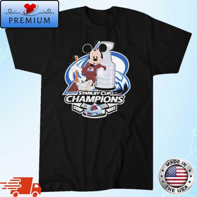 Mickey Mouse Colorado Avalanche 2022 Stanley Cup Champions Shirt, hoodie,  sweater, long sleeve and tank top