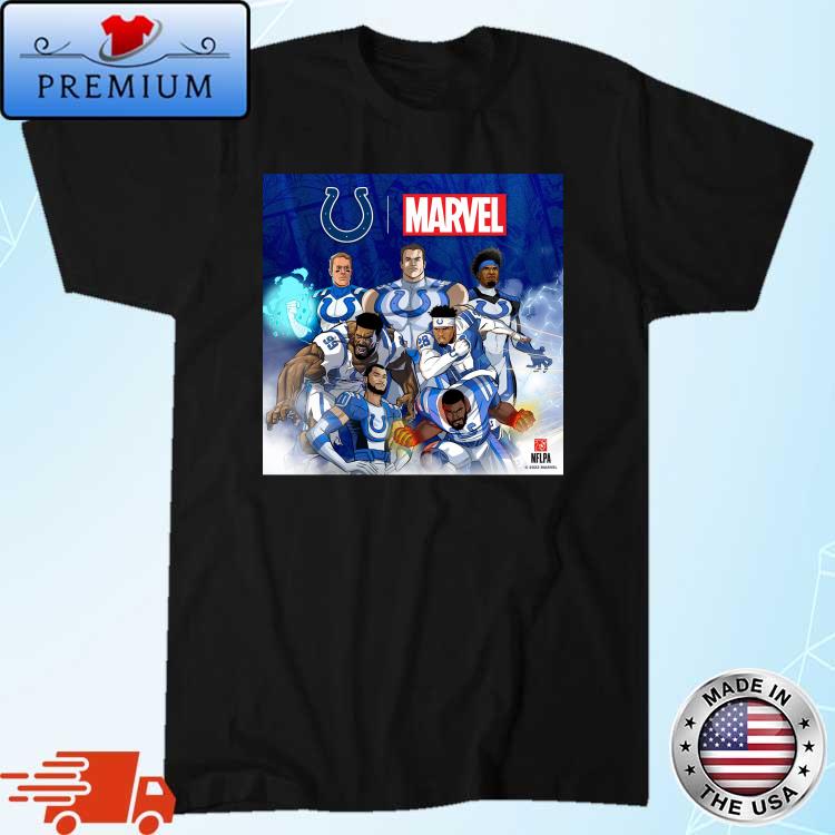 Marvel Indianapolis Colts Team Football NFLPA 2022 shirt, hoodie, sweater,  long sleeve and tank top