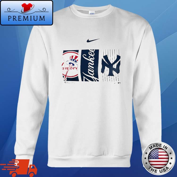 New York Yankees Girls Youth 3-Peat Team Logo Shirt,Sweater