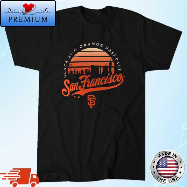 San Francisco Giants Black And Orange Baseball One Champion Vintage Shirt,  hoodie, sweater, long sleeve and tank top